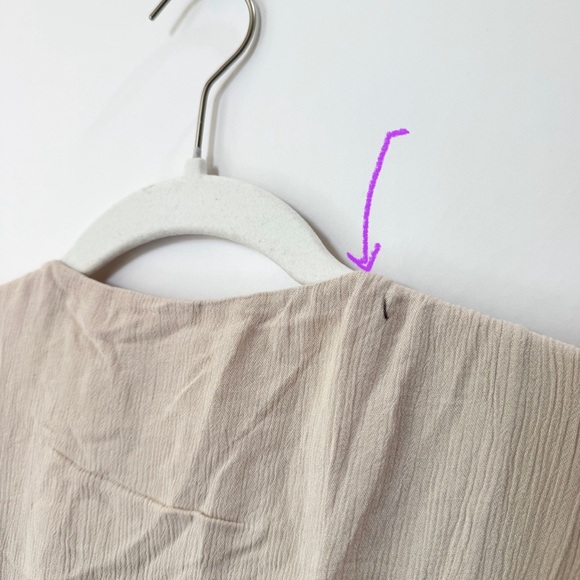 Free People Just Like Paradise Maxi Dress Summer Sundress Sleeves Cream - Picture 8 of 10